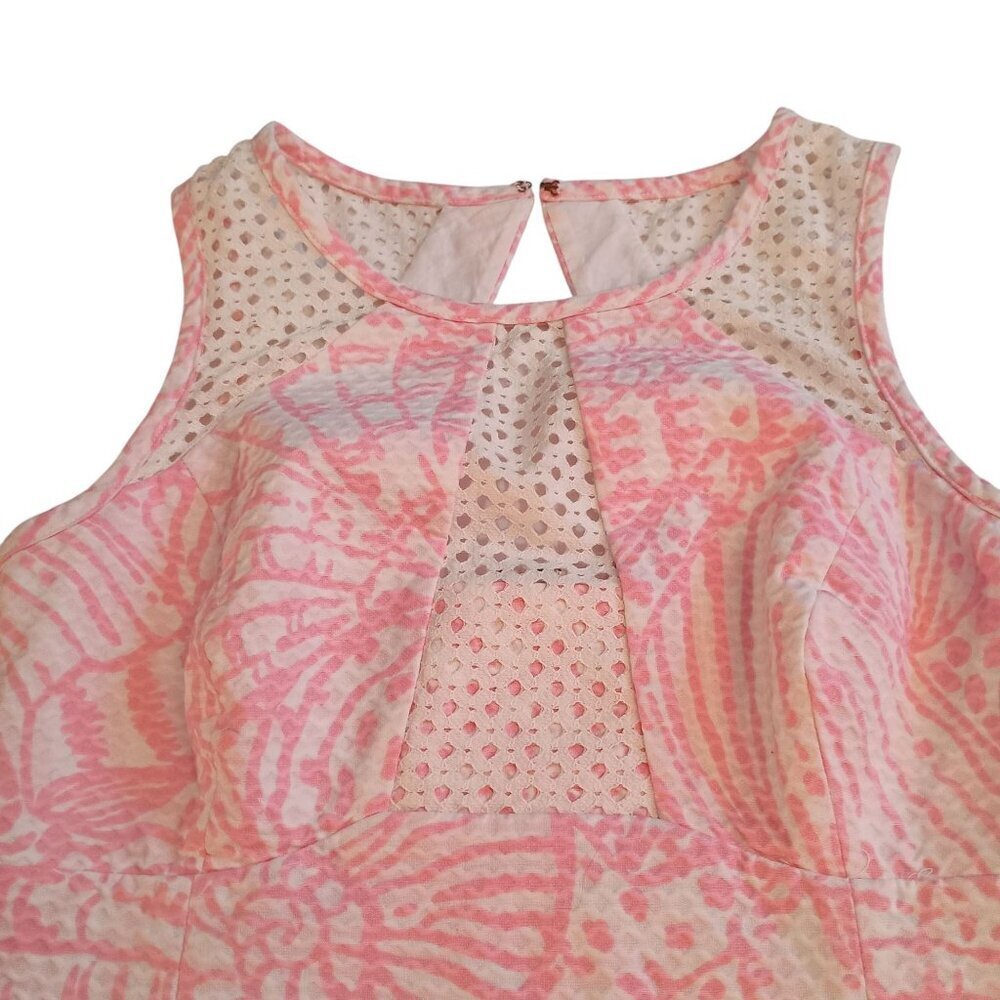 Lot Of 2 Lilly Pulitzer Pieces 1 Dress 1 Tee Shirt Barbie Core Preppy Size 2 Psm View 6